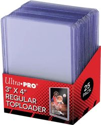 Ultra PRO Toploaders 3x4 Clear Regular 25-pack