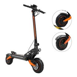 iScooter W12 – Fabriksdirekt: 3000W el-scooter med 70 km/h, 52V 25Ah batteri, 100 km räckvidd, 11″ terrängdäck & dubbla motorer – för äventyrare och pendlare