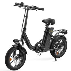 iScooter U4 – Fabriksdirekt: Lätt 16″ elcykel med 500W motor, 30 km/h, 36V 10,4Ah batteri, 90 km räckvidd & framfjädring – perfekt för pendlare & studenter