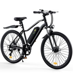 iScooter EB3S – Fabriksdirekte: Kraftfuld elcykel med 35 km/t topfart, 70–90 km rækkevidde, 350W motor & 5-trins smart LCD – til by og terræn