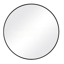UNIQ Oslo Rundt Speil - Ø50 cm Svart