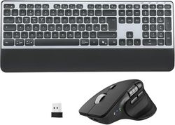 Tangentbordsset trådlöst | ergonomiskt | bakgrundsbelyst | uppladdningsbart | mus ingår