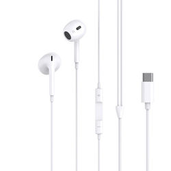 USB-C In-Ear Hovedtelefoner med Mikrofon EarPods, kompatible med iPhone 17/16/15