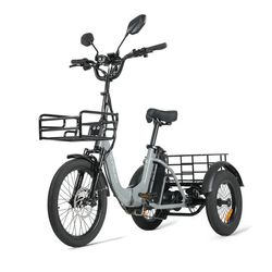 Cysum AG1 Pro Elektrisk trehjuling för vuxna 750W motor 48V 20AH batteri F 20×2.1 / R 16×3.0 KENDA däck Elektrisk trehjuling
