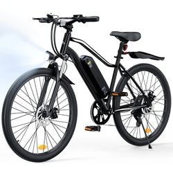 iScooter EB3S Vuxen Elcykel Med 350W Motor, Terränganpassad Elcykel, 36V 15Ah Batteri, 26-Tums Däck