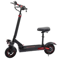 FREEBOY J01 Elscooter för vuxna 800W motor 10-tums allroaddäck 48V 15,6AH batteri stadspendling hopfällbar elscooter med säte