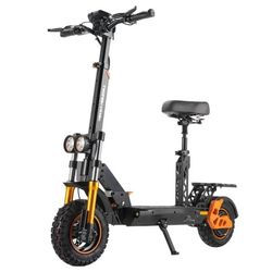 TWOFISH V5 MAX Elscooter för vuxna 1000W motor F11/10R Terrängdäck 48V 18AH batteri Hopfällbar elscooter med sadel