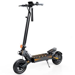 iScooter W10 Elscooter för vuxna, 1200W motor, 10-tums slanglösa terrängdäck, 48V 15Ah batteri, hopfällbar elscooter