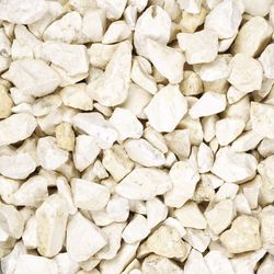 Dekorationssten - Creme - 500 g - 9-13 mm
