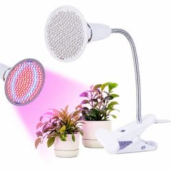 Vækstlampe med klemme - Vækstbelysning til indendørs planter