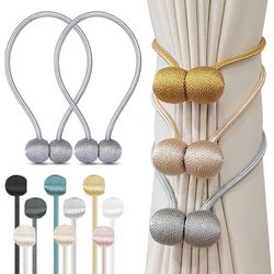 Magnetisk Gardinomtak for Gardiner - Silver 6-Pack