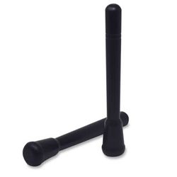 Muddler Glatt 22 cm Svart