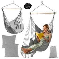 Hängstol / Hammock - Hängande Gunga - Grey