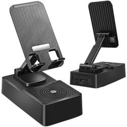 Mobilholder + Bluetooth-højtaler - Til bord eller tablet