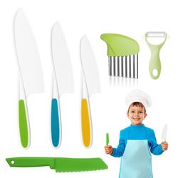 Knivsett for Barn 6-deler - Barnevennlige kniver