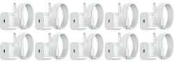 Laddare för iPhone - Snabbladdare - Adapter + Kabel 20W USB-C - 10-Pack iPhone