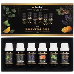 6-Pak - Duftolje / Eterisk Olje - Parfymeolje for aromalamper