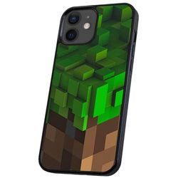iPhone 12/12 Pro - Deksel/Mobildeksel Minecraft