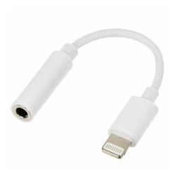Lightning til 3,5 mm AUX-hodetelefonadapter kompatibel med iPhone og iPad