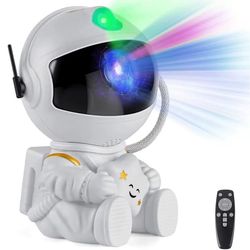 Romprosjektor astronaut - Laser LED med fjernkontroll