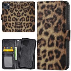 iPhone 14 - Lommebok Deksel Leopard
