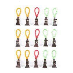 Håndklædeholder gul/rød/grøn 15-pak