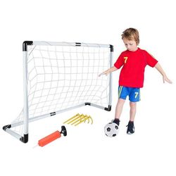 Fotballmål for Barn - Med Ball & Pumpe - 2-Pack