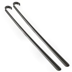 2-Pak - Skohorn i Metall - Ekstra Lang - 80cm - 2-Pack