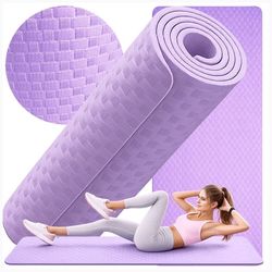 Yogamåtte 180 cm tyk