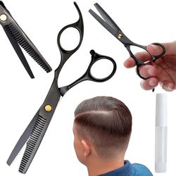 Effileringssaks 17 cm svart - Profesjonell frisørsaks