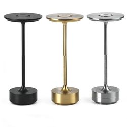 Bordlampe Trådløs - LED-lys - 1-Pack Svart