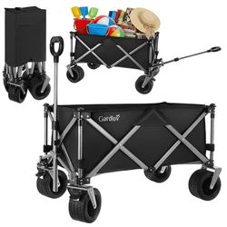 Sammenleggbar Transportvogn / Trillebår 150L - Maks 200 kg