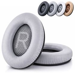 Ørepuder kompatible med Bose QuietComfort - QC35/QC25/QC15/AE2 - 2-Pak Grå
