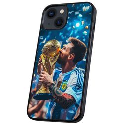 iPhone 14/15 Plus - Deksel/Mobildeksel Messi