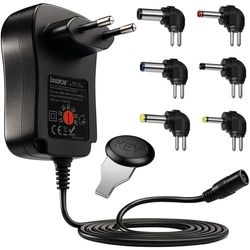 6-i-1 Strømadapter Universal - 3-12V 30W