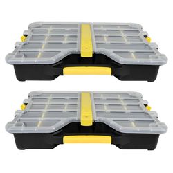 Oppbevaringsboks stablebar 2 stk
