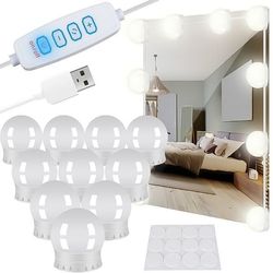 LED-lys til Makeup Spejl Makeup bord - Monteres rundt spejlet