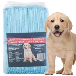 50stk Hygiejneunderlag / Tisseunderlag til Hund / Hvalpemåtte - 45x60cm