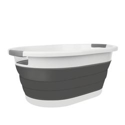 Sammenfoldelig Vasketøjskurv / Balje - Foldbar Kurv 25L