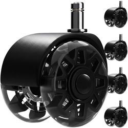 Hjul til kontorstol - 11x22 mm - 5 stk