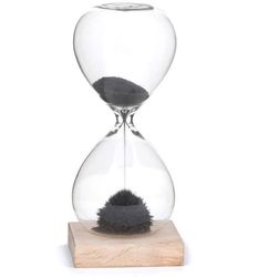 Timeglass med Magnetisk Sand - 16 cm