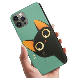 Deksel / Mobildeksel til iPhone 12 / 12 Pro - Cat