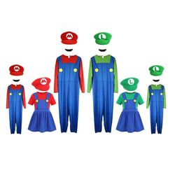 Rørlegger Kostyme - Kids GREEN (XL - 135-145 cm)