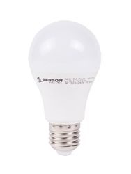 LED-lampe E27 A60 9 W + dagslyssensor varmhvit