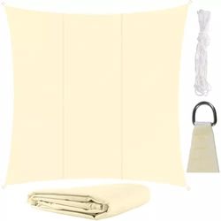 Solsegel med UV-Skydd för Uteplats - 3.6x3.6 m - Beige