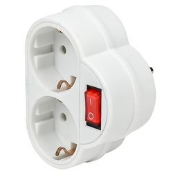 Dobbeltuttak med strømbryter - 3500 W