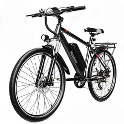 HEADEER BK1350 - Elcykel - Motor 500W - 48V15Ah Batteri - El mountainbike - 26" Däck - 35KM/H - Räckvidd 50 KM - Svart