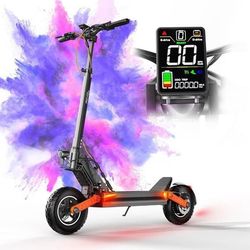 JOYOR S5-Z - Fällbar elektrisk scooter - Motor 600W - Batteri 48V 13Ah - Räckvidd 45km - 10'' Däck - Max 45KM/H - Svart