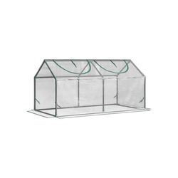 Serre - MUVOE - 120x60x60 cm - PVC - UV-beskyttelse - Rullevinduer