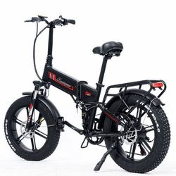 Fällbar elcykel - RANDRIDE - YX20M - Motor 1000W - Batteri 48V 17Ah - Räckvidd 70 km - Hjul 20"